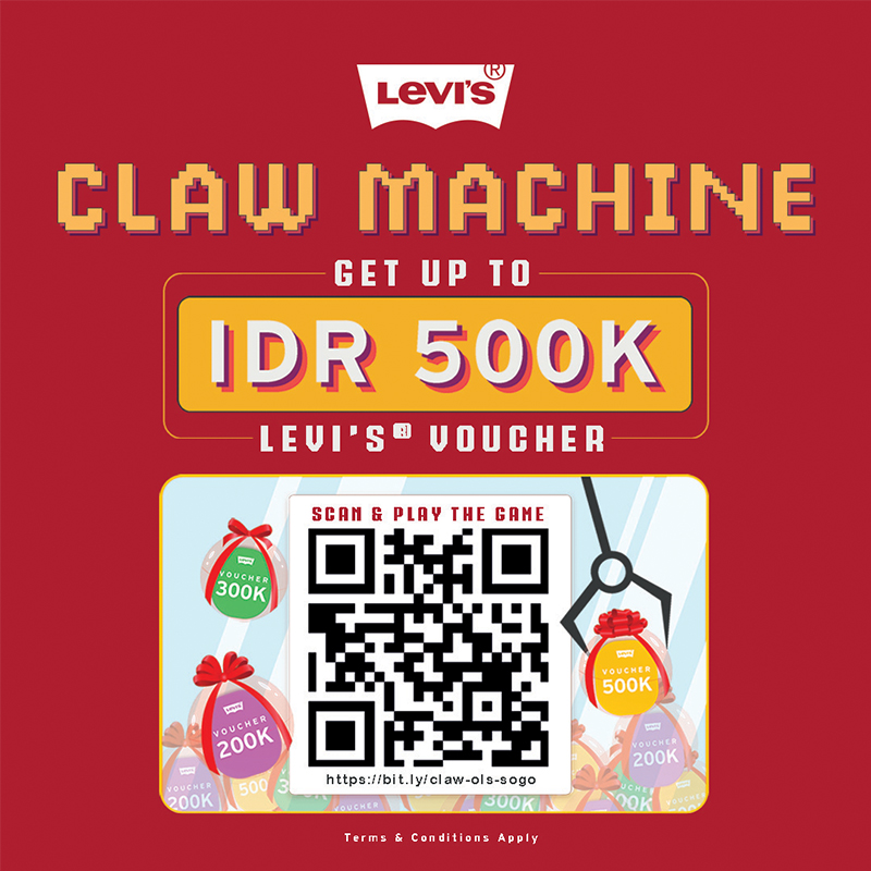 Levi's Get up to IDR500K Voucher